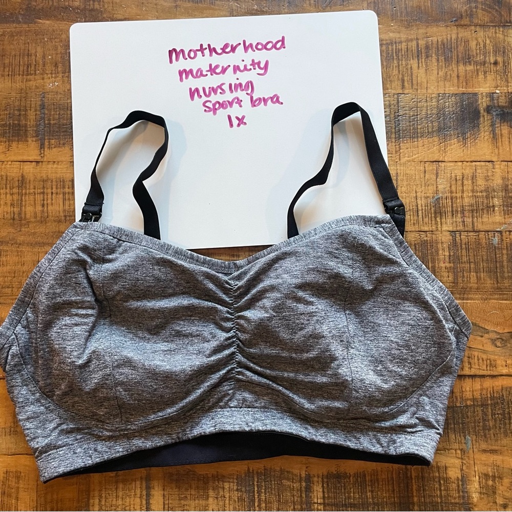 Motherhood maternity 1X nursing bra